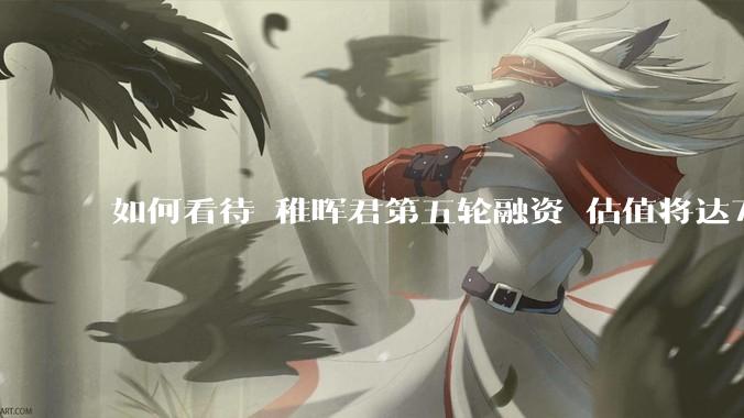 如何看待 稚晖君第五轮融资 估值将达70亿？