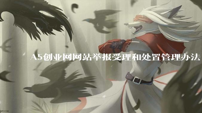 A5创业网网站举报受理和处置管理办法 - *