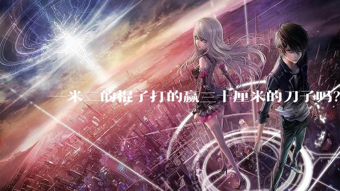 一米二的棍子打的赢三十厘米的刀子吗？